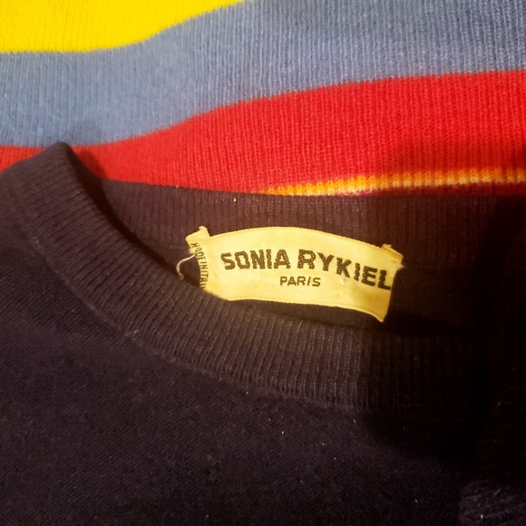 Sonia Rykiel Paris Vintage Stripe sweater XS - Picture 9 of 10
